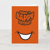 Moderne, einfache Geburtstagskarte Karte (Vorderseite)