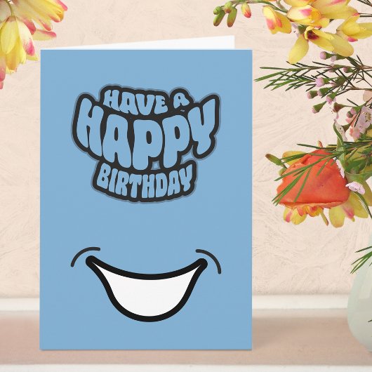 Moderne, einfache Geburtstagskarte Karte