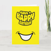 Moderne, einfache Geburtstagskarte Karte (Vorderseite)