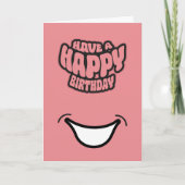 Moderne, einfache Geburtstagskarte Karte (Vorderseite)