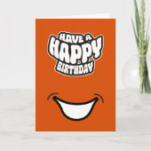 Moderne, einfache Geburtstagskarte Karte (Vorderseite)