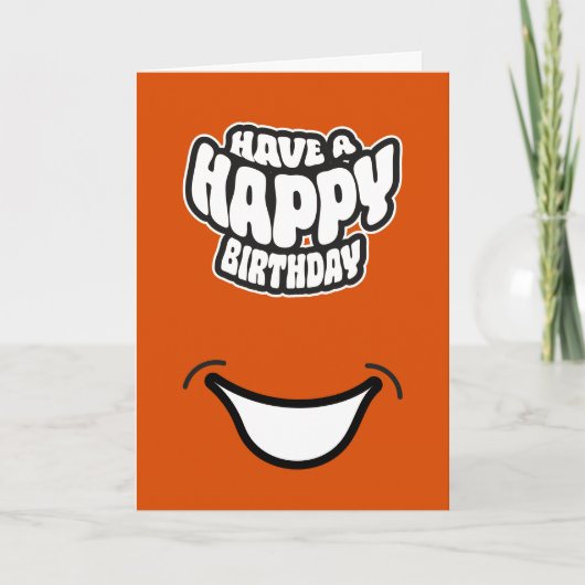 Moderne, einfache Geburtstagskarte Karte (Vorderseite)