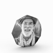 Moderne einfache Gedenkstätte nach Maß Fotoblock (Links)