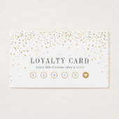 Moderne, einfache Gold-Glitzer-Visitenkarte (Vorderseite)