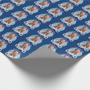 Moderne einfache High School Abschlussfoto Abschlu Geschenkpapier