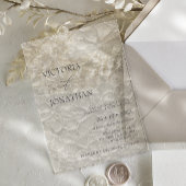 Moderne einfache Hochzeit Acryleinladungen