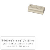 Moderne einfache Hochzeit Gummistempel (Stempel)