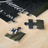 Moderne einfache Hochzeitsfotos Puzzle (Seite)