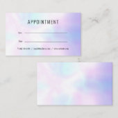 Moderne einfache Holografische Terminologiekarte Visitenkarte (Vorne/Hinten)