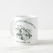 Moderne einfache Junggesellinnenabschied im Camp Kaffeetasse (Vorderseite Links)