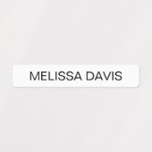 Moderne einfache Kinder wasserdichte Namensschilde Etiketten (Design 1)