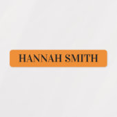 Moderne einfache Kinder wasserdichte Namensschilde Etiketten (Design 2)