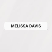 Moderne einfache Kinder wasserdichte Namensschilde Etiketten (Design 1)