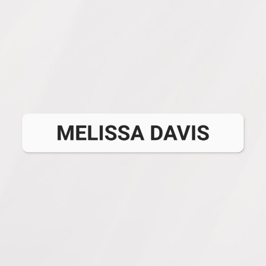 Moderne einfache Kinder wasserdichte Namensschilde Etiketten (Design 1)