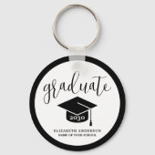 Moderne Einfache Klasse 2023 Abschluss Schlüsselanhänger (Vorderseite)