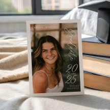 Moderne Einfache Klasse 2025 Abschluss Ankündigung