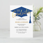 Moderne Einfache Klasse der Graduierungspartei 202 Einladung (Stehend Vorderseite)