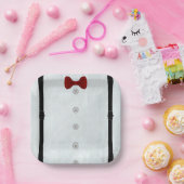 Moderne einfache Kleine Gentleman Babydusche Niedl Pappteller (Party)