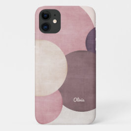 Moderne Einfache Kreise Personalisiert Case-Mate iPhone Hülle