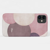 Moderne Einfache Kreise Personalisiert Case-Mate iPhone Hülle (Rückseite (Horizontal))