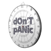 Moderne, einfache, kühn coole Grafik von Don't Pan Dartscheibe (Vorderseite rechts)