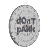 Moderne, einfache, kühn coole Grafik von Don't Pan Dartscheibe (Vorderseite Links)