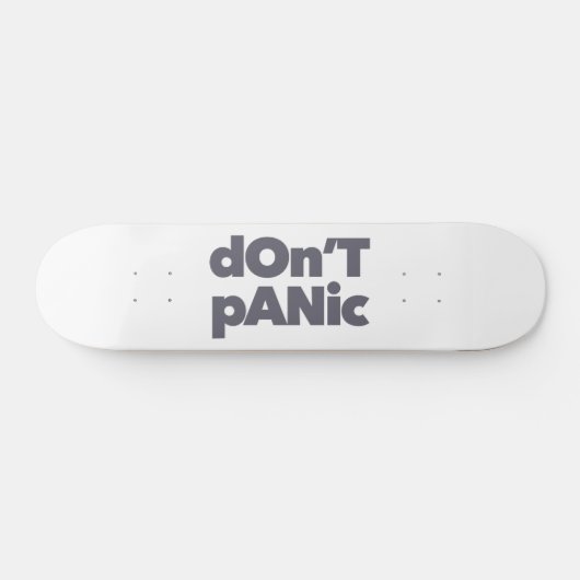 Moderne, einfache, kühn coole Grafik von Don't Pan Skateboard (Horizontal)