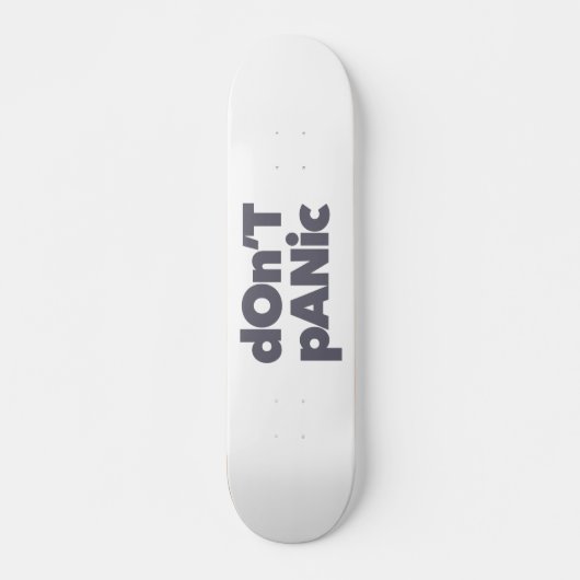Moderne, einfache, kühn coole Grafik von Don't Pan Skateboard (Vorne)