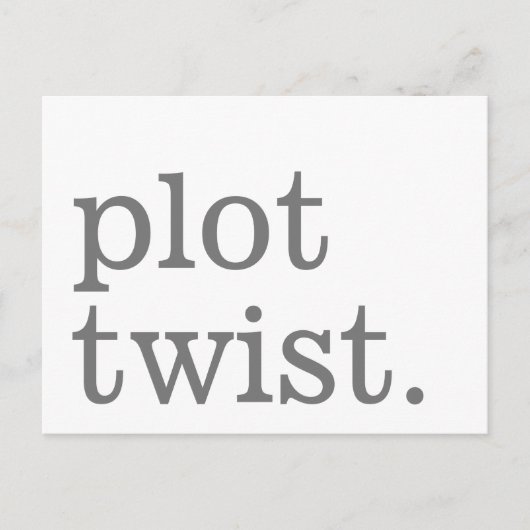 Moderne, einfache Lässige Hochzeitspause Postkarte (Vorderseite)