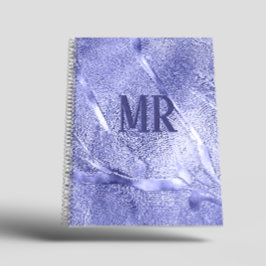 Moderne, einfache lila Folie Metallic Notizblock