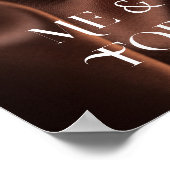 Moderne, einfache Linie Art Schwarz-Weiß ,boho chi Poster (Ecke)