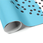 Moderne, einfache, lustige, geometrische Kunst im Geschenkpapier (Rolleneckpunkt)