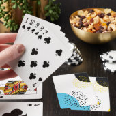 Moderne, einfache, lustige, geometrische Kunst im  Spielkarten (In Situ)