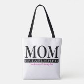Moderne, einfache Mama Tasche (Rückseite)