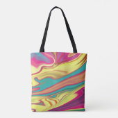 Moderne, einfache Marmorgranitstruktur Flüssigestr Tasche (Rückseite)