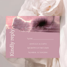 Moderne, einfache Mauve Dusty-Rose