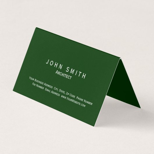 Moderne, einfache Minimal Business Card Visitenkarten (Vorderseite)