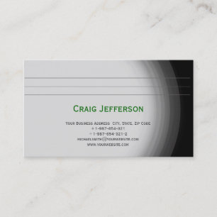 Moderne, einfache Minimal Consultant Business Card Visitenkarte