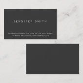 Moderne, einfache Minimal-Visitenkarte Visitenkarte (Vorne/Hinten)