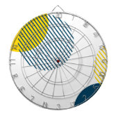Moderne, einfache, minimale, trendige urbane abstr dartscheibe (vorne)