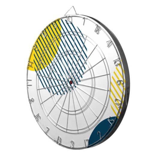 Moderne, einfache, minimale, trendige urbane abstr dartscheibe (Vorderseite rechts)