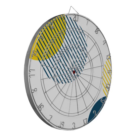 Moderne, einfache, minimale, trendige urbane abstr dartscheibe (Vorderseite Links)