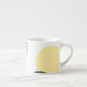 Moderne, einfache, minimale, trendige urbane abstr espressotasse (Rechts)