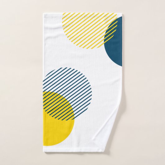 Moderne, einfache, minimale, trendige urbane abstr handtuch (Handtuch)