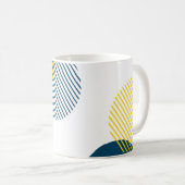 Moderne, einfache, minimale, trendige urbane abstr kaffeetasse (VorderseiteRechts)