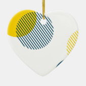 Moderne, einfache, minimale, trendige urbane abstr keramik ornament (Vorne)