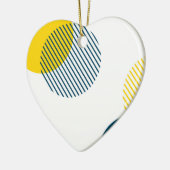 Moderne, einfache, minimale, trendige urbane abstr keramik ornament (Links)