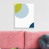 Moderne, einfache, minimale, trendige urbane abstr leinwanddruck (Insitu (Wohnzimmer))