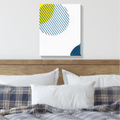 Moderne, einfache, minimale, trendige urbane abstr leinwanddruck (Insitu (Schlafzimmer))