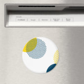 Moderne, einfache, minimale, trendige urbane abstr magnet (In Situ (Geschirrspüler))